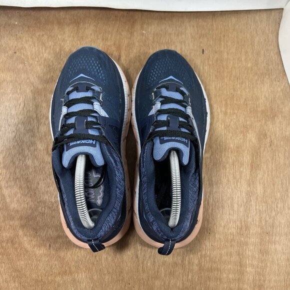 Hoka One One Gaviota 2 Women's Size 7.5 D Wide Running Shoes Blue Pink - Picture 5 of 10